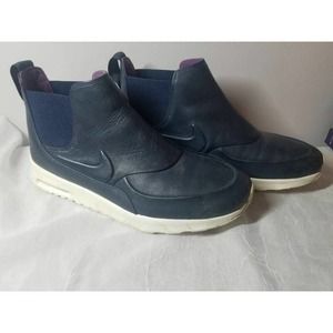 Nike Womens Air Max Thea Obsidian Sneakers Blue 859550-400 Mid Top Slip On 11 M